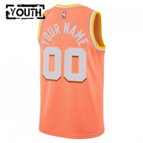 Dres Cleveland Cavaliers Prilagođeni Nike 2025-26 City Edition Naranča Swingman - Dječji
